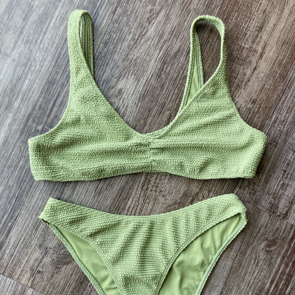PacSun LA Heart Bathing Suit, NWOT, L top M bottom